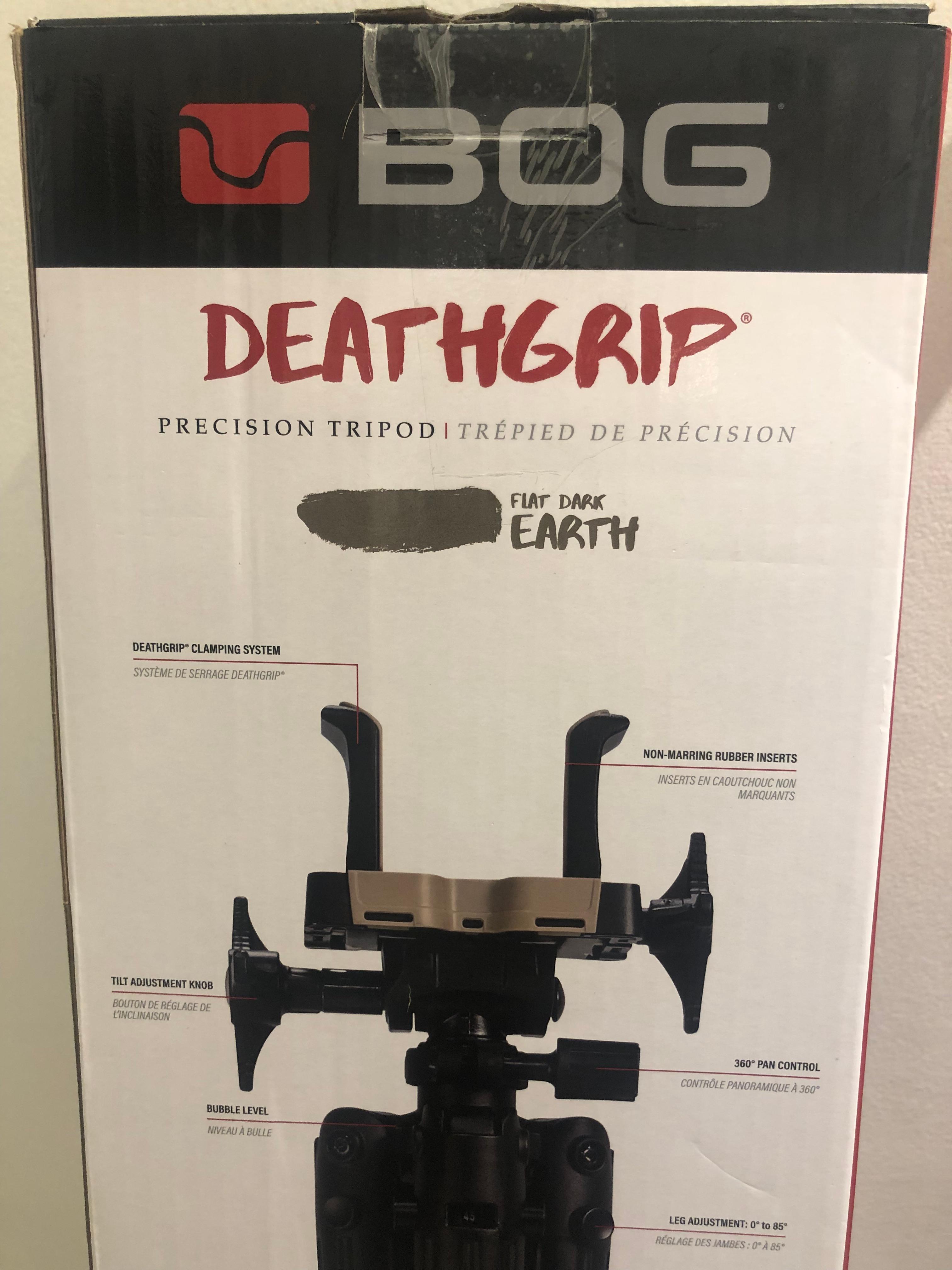 Photo of Bog Deathgrip Precision Tripod - Flat Dark Earth model