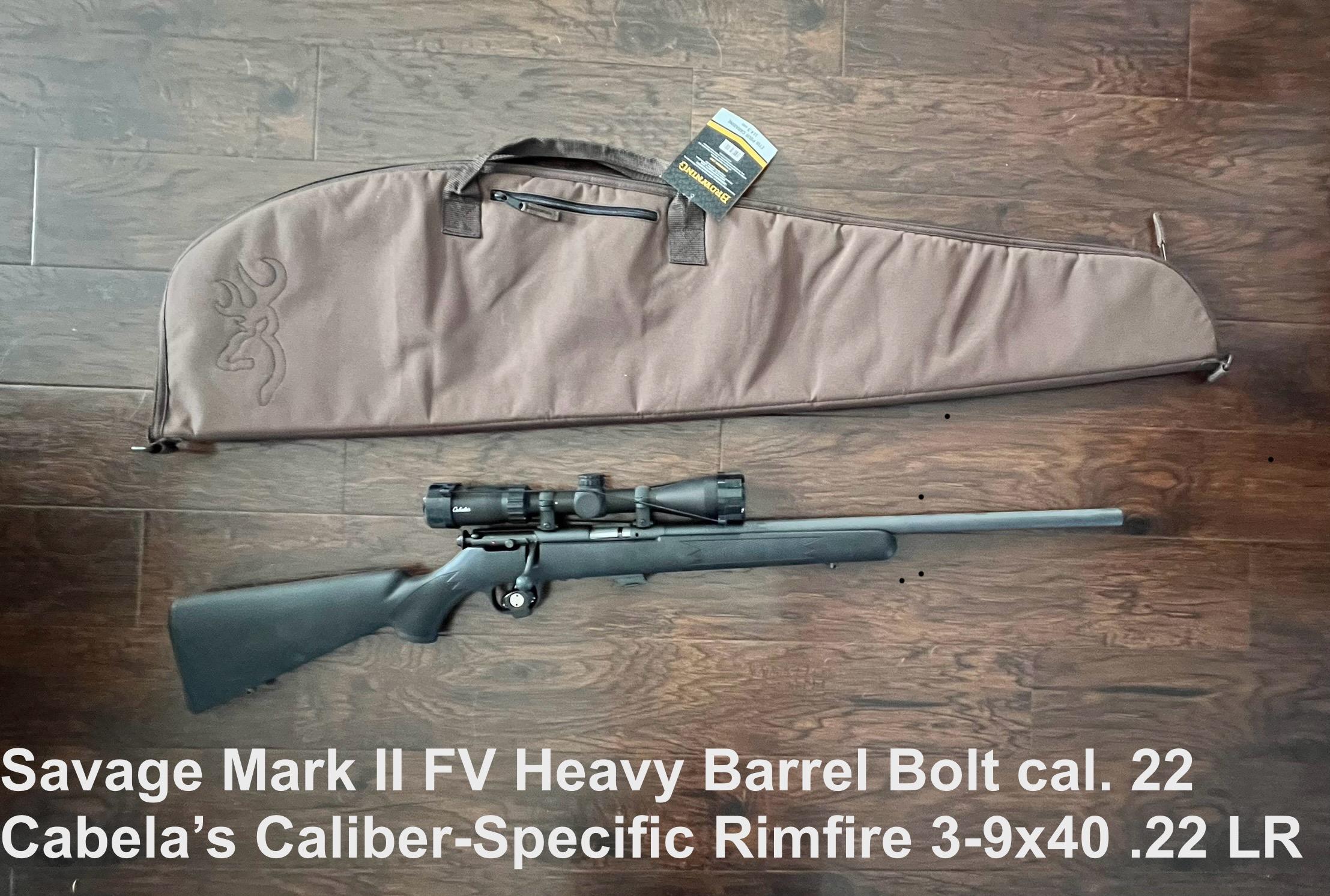 Photo of Savage Mark II FV Heavy Barrel Bolt .22