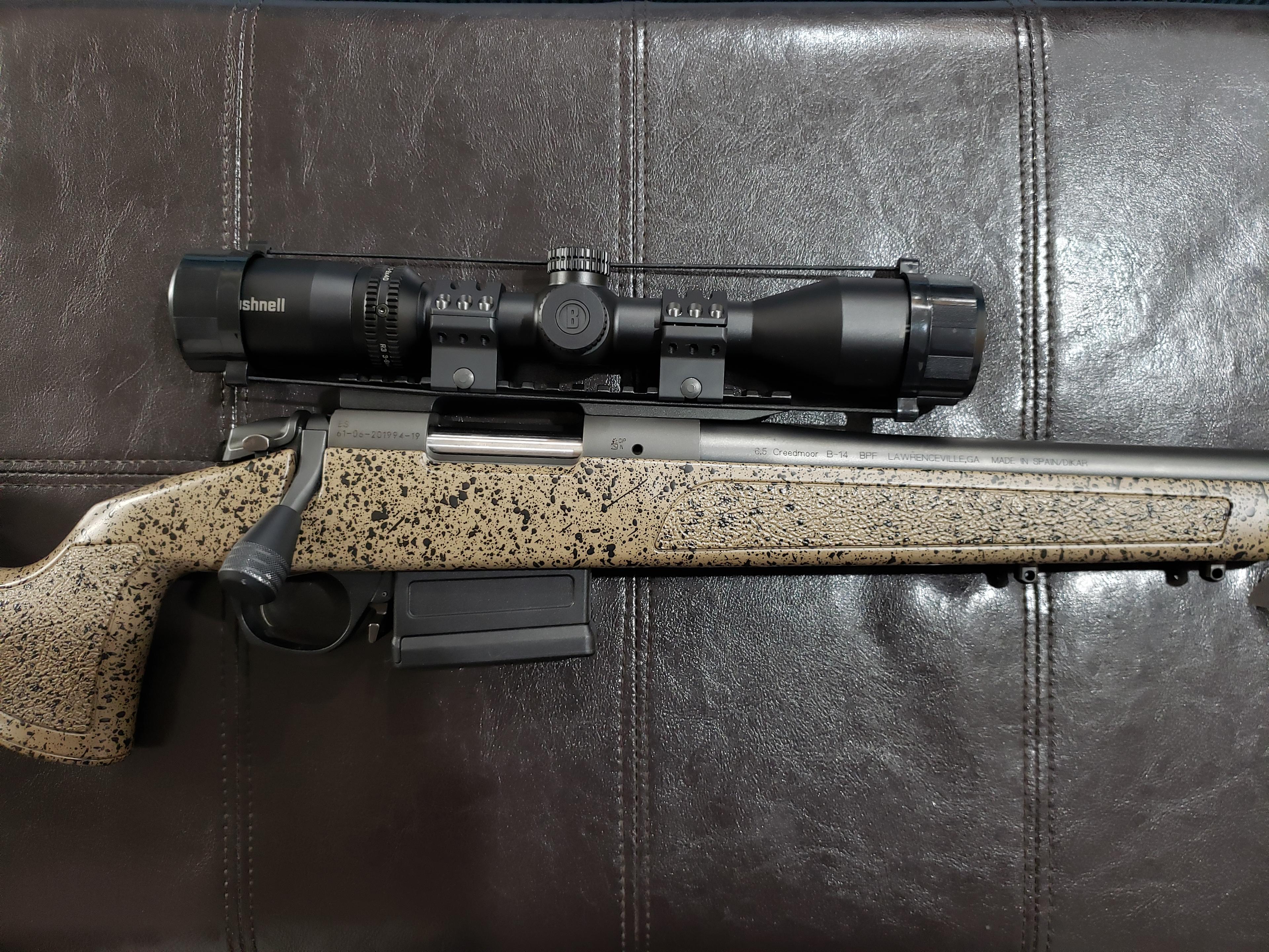 Photo of Bergara B14 HMR 6.5 Creedmoor w/ Bushnell 3-9×40 Scope