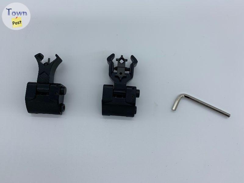 Photo of Flip up Front and Rear Iron sight Set Metal Piece