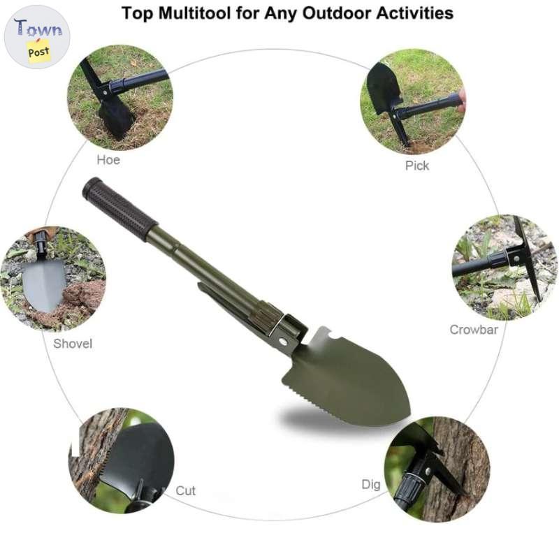 Photo of Portable Folding Shovel With Compass