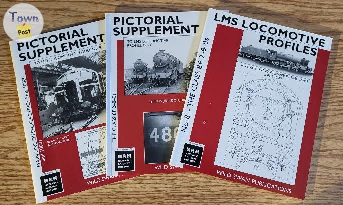 Photo of 3-PACK UK LOCOMOTIVE PROFILE BOOKS