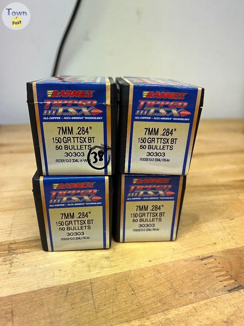 Photo of Barnes 150gr TTSX.  0.284 Cal