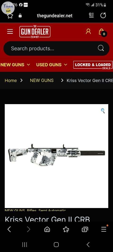 Photo of Kriss vector artic camo 9mm