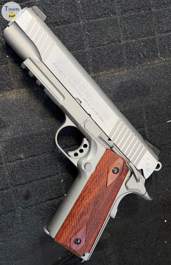 Photo of SWISS ARMS 1911 STEEL BB GUN