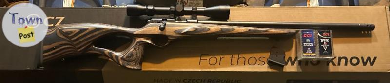 Photo of CZ457 .22WMR Laminated, Thumbhole, Heavy-Barrel 