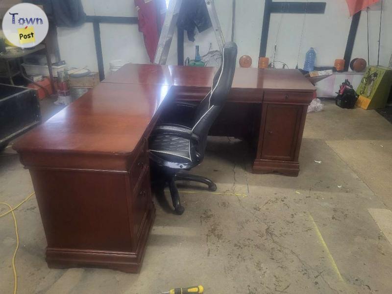 Photo of Solid computer desk for sale 