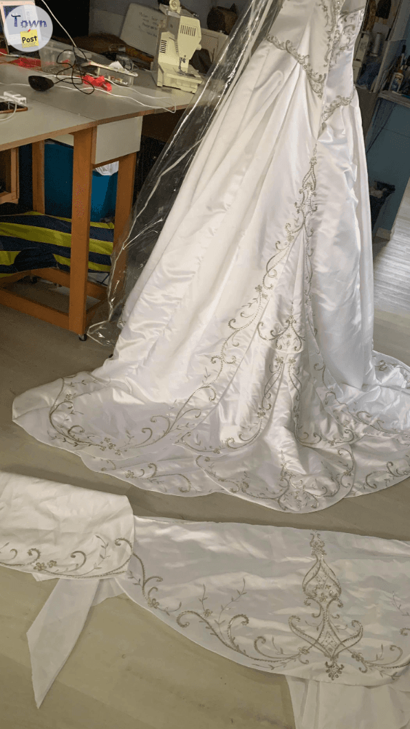 Photo of Jasmine Wedding Gown  (Sz12)  $$500