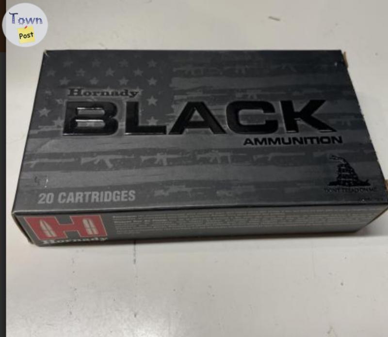 Photo of 308 Hornady black pack ammo