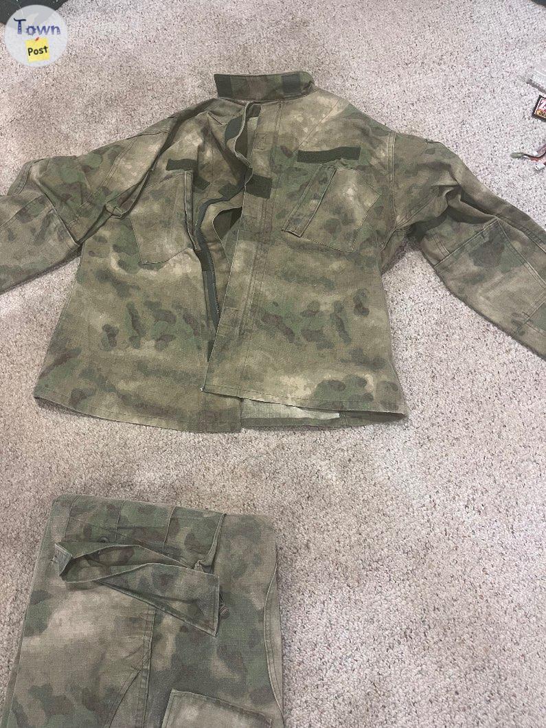 Photo of Camo outfit used for airsoft