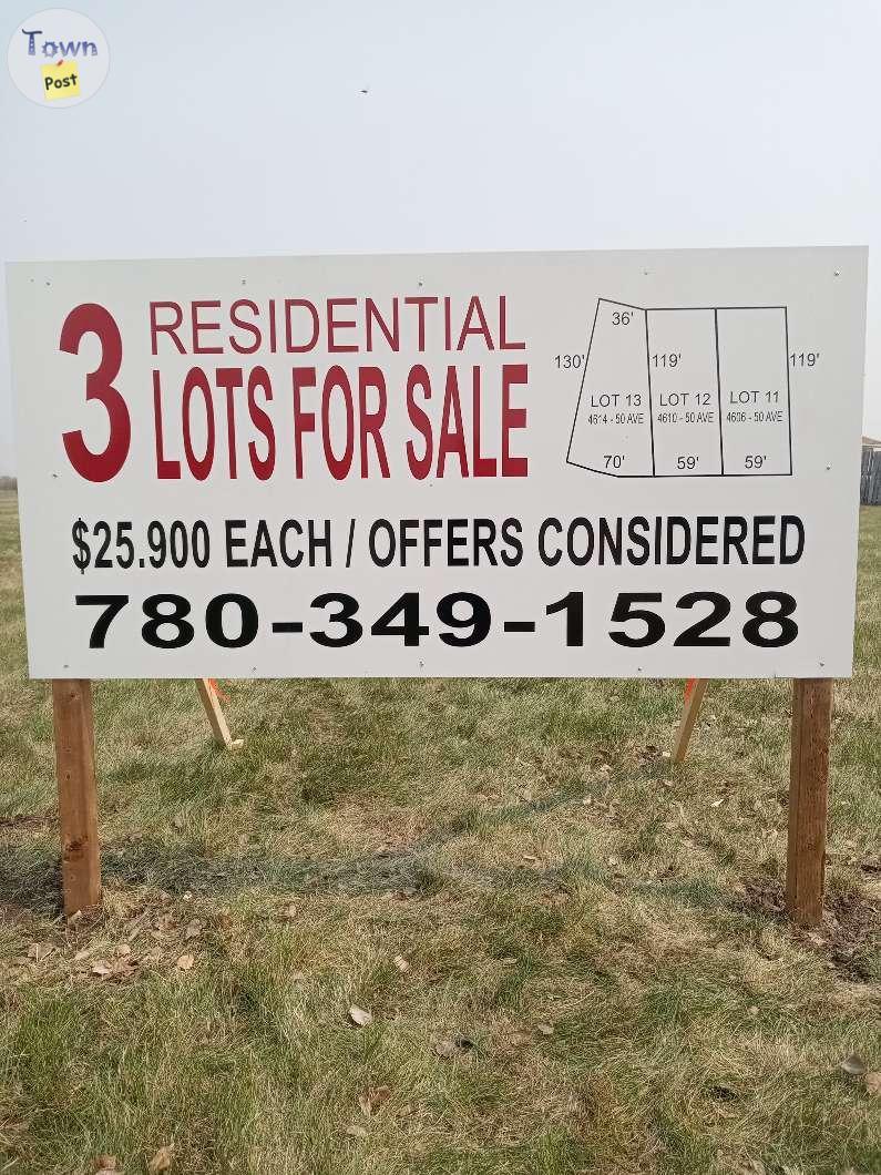 Photo of LOTS FOR SALE IN CLYDE AB