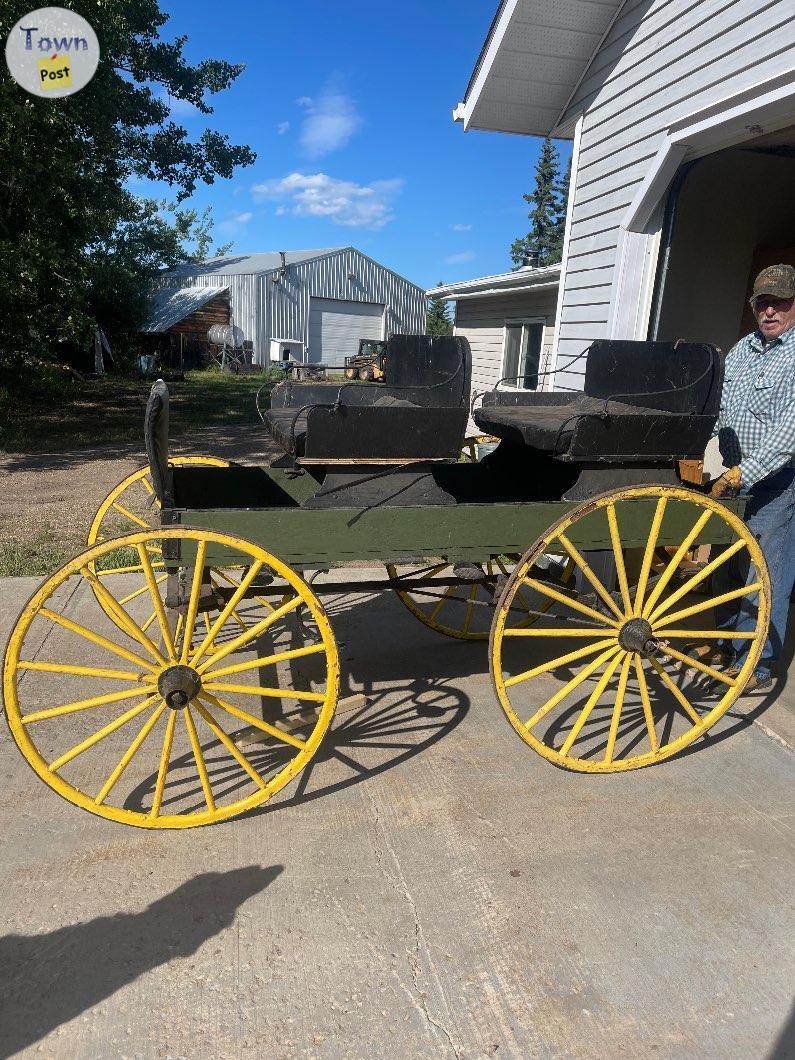 Photo of Horse drawn utility wagon