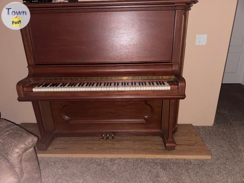 Photo of Free Piano!! Needs a tuning! Must pick up as is from my home by Busby. Bring enough muscle!! 5 steps down 