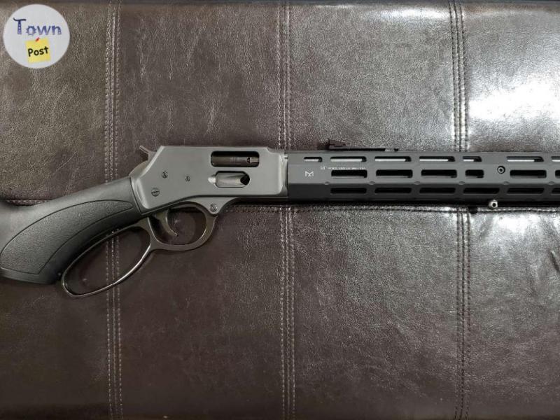 Photo of *Upgraded* Henry Model X .45 Colt Lever-Action Rifle (w/ Mid-West Industries Handguard)