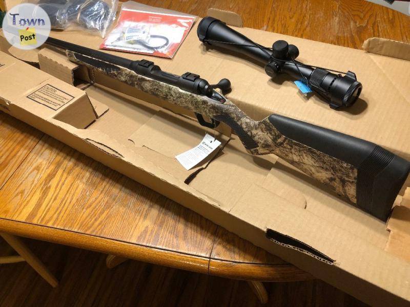 Photo of New! Savage 110 Predator Bolt Action Rifle .243 Win, Synthetic Stock, Adj Trigger, AccuFit, AccuStock Model #57003, **$435 Vortex Scope Option - Viper 6.5-20x44mm BDC Riflescope 