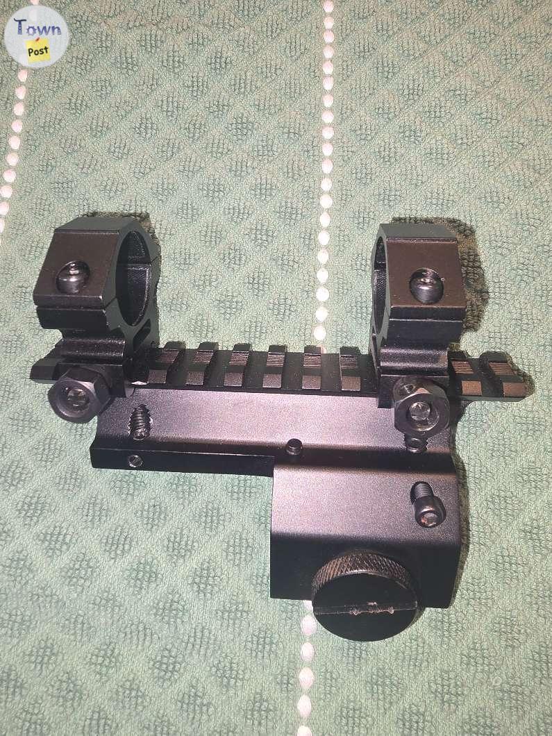 Photo of Side scope mount for ruger mini 14 with 1" rings