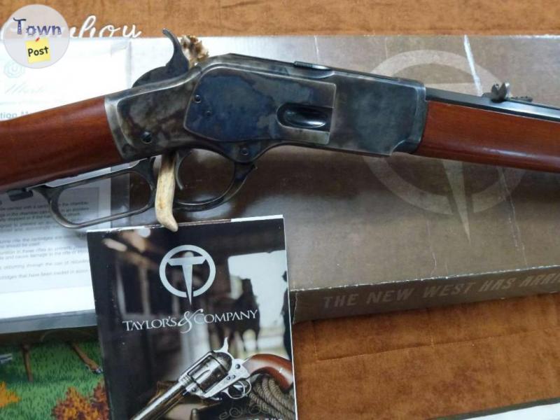 Photo of ***FREE SHIPPING***NEW IN BOX 1675$***  Taylor's & Co  Uberti 1873 cal.32-20 COLOR CASE HARDENED