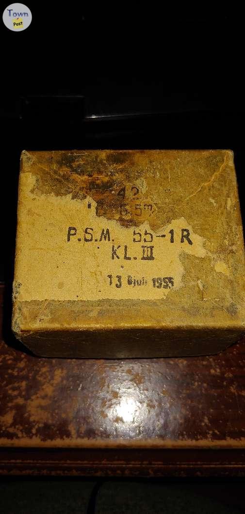 Photo of Dutch Mannlicher 6.5x53R Surplus Ammo, 38 rounds in box