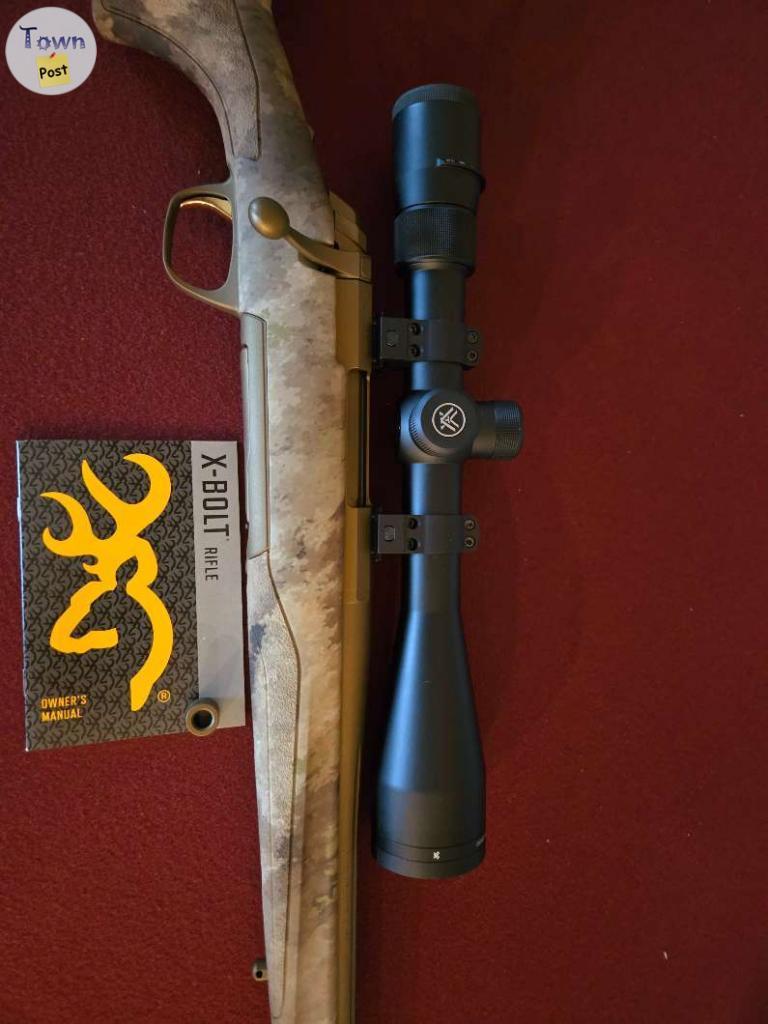 Photo of (SOLD )New Browning X bolt 6.8 Western Hells Canyon & New Vortex 4-16x50 V-Plex Scope 