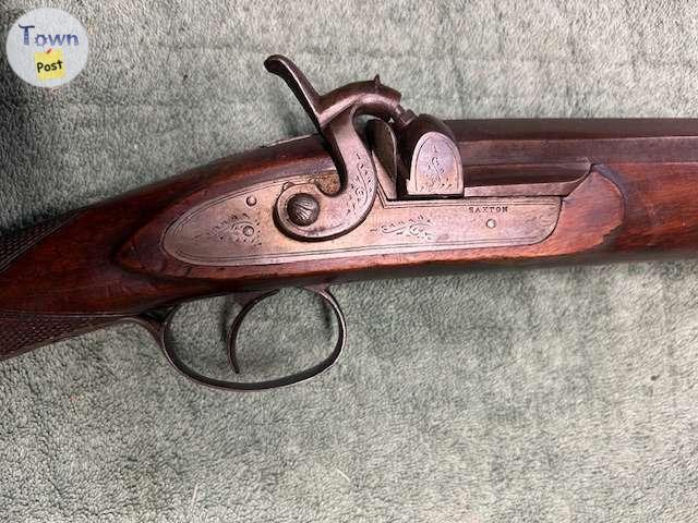 Photo of 1800's English Saxton Black Powder 10 G shotgun, I will ship 