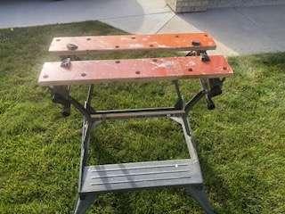 Photo of for sale   used steel folding sawhorse