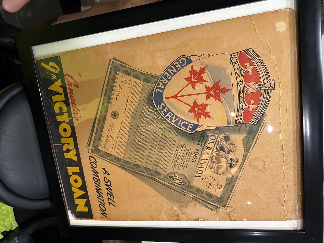 Photo of WW2 Original Canadian Victory Bonds Poster 