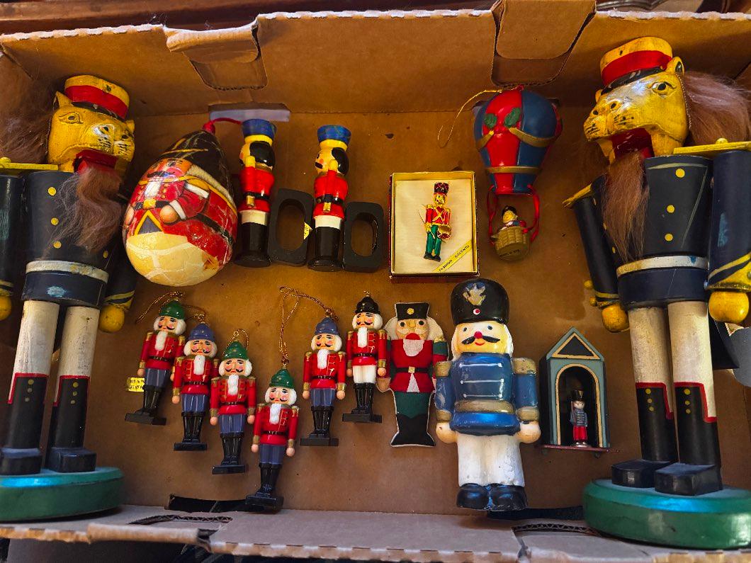 Photo of Collection of Nutcrackers, including Lion Nutcrackers