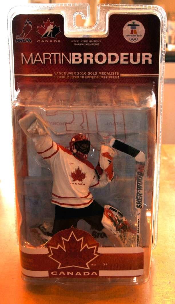 Photo of 2010 Vancouver Martin Brodeur Action Figure.